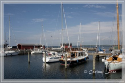 Carina im Hafen von Strynø
